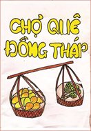 Tác phẩm "Chợ quê Đồng Tháp"