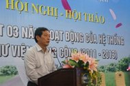 Hội nghị sơ kết 3 năm (2011-2013) hoạt động thư viện công cộng toàn...