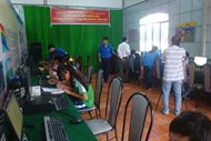 Khai giảng lớp "Sử dụng máy tính và truy nhập internet công cộng"