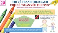 Thư viện tỉnh Đồng Tháp tổ chức Thi vẽ tranh theo sách nhân dịp Xuâ...
