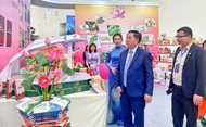 Thư viện tỉnh Đồng Tháp trưng bày sách và xếp sách nghệ thuật kỷ ni...