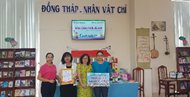 Thư viện Tỉnh nhận sách do Quỹ Tâm Nguyện Việt tài trợ