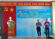 Chi đoàn Thư viện Tỉnh đạt giải nhất Liên hoan các mô hình, công tr...