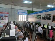 Thư viện Tỉnh hỗ trợ máy tính cho Trường Tiểu học Lê Văn Tám