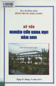 Kỷ yếu nghiên cứu khoa học 2011