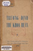 Trương Định thủ khoa huân