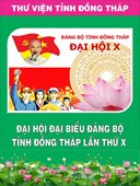 Giới thiệu sách chào mừng Đại hội Đại biểu Đảng bộ tỉnh Đồng Tháp lần thứ X