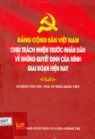 Đảng Cộng sản Việt Nam chịu trách nhiệm trước nhân dân về những quyết định của mình giai đoạn hiện nay