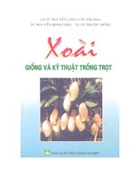 Xoài-Giống Và Kỹ Thuật Trồng Trọt