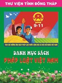 Danh mục giới thiệu sách "Pháp luật Việt Nam"