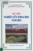 Kỷ yếu nghiên cứu khoa học 2012
