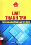 Luật Thanh tra và văn bản hướng dẫn thi hành